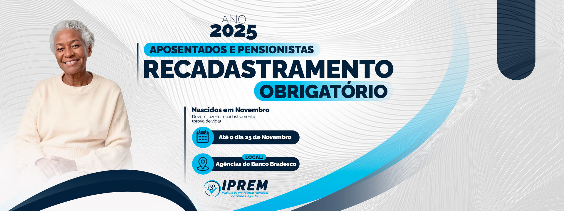 RECADASTRAMENTO ANIVERSARIANTES DE NOVEMBRO