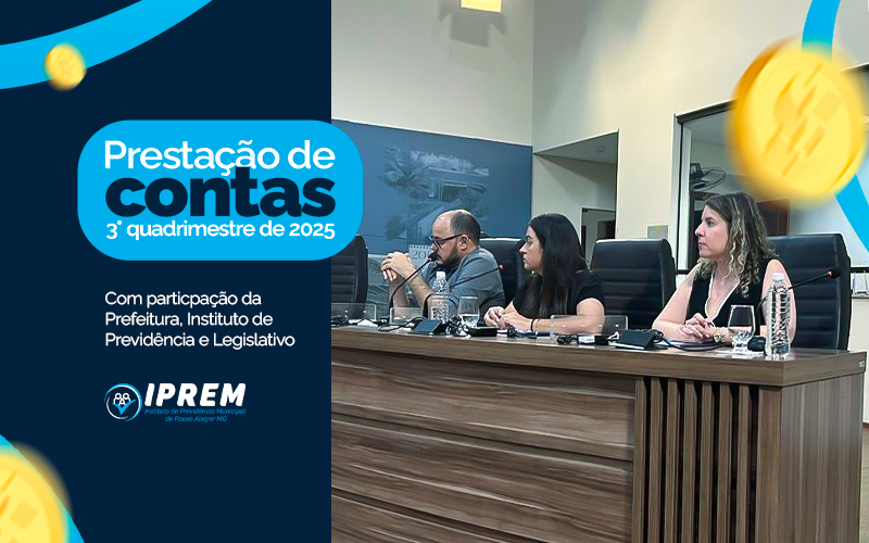 Prestação de Contas – 3º Quadrimestre