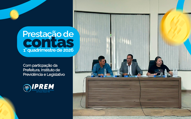 Prestação de Contas – 1º Quadrimestre de 2026