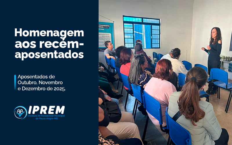 Homenagem aos recém-aposentados de outubro, novembro e dezembro de 2025