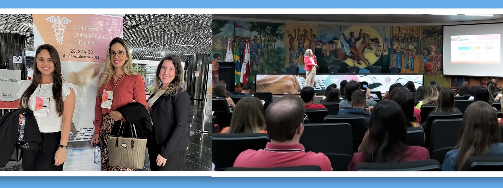 Servidoras participam de encontro de contabilidade promovido pelo TCEMG